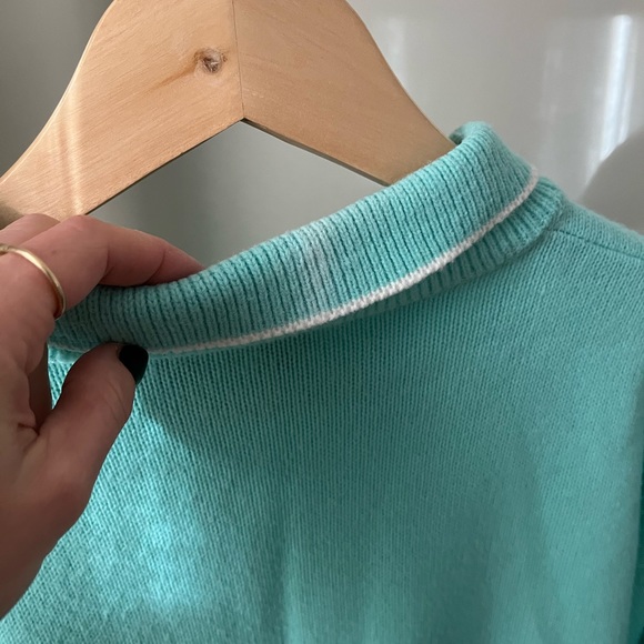 Vintage Made in USA Preppy Knit Sweater Striped - Picture 3 of 7